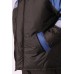 Куртка зимняя Стандарт (Оксфорд), черный/васильковый