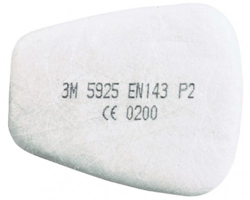 Предфильтр 3М™ 5925 (P2) противоаэрозольный, до 12 ПДК (2шт)