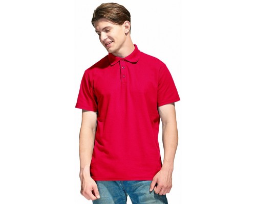 Рубашка-Поло NEW (тк.Трикотаж,205), красный
