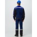 Костюм Виват-1 Премиум (тк.Смесовая,240) брюки, т.синий/черный/васильковый