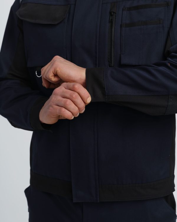 Куртка Айкор (тк.Смесовая МВО,270), т.синий/черный