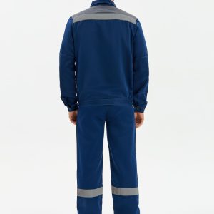 Костюм Лигор-1 СОП К. (тк.Смесовая,210) брюки, т.синий/серый