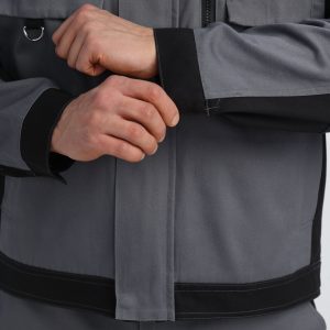 Куртка Айкор (тк.Смесовая МВО,270), т.серый/черный