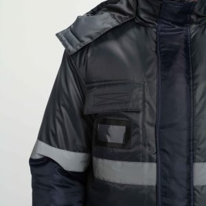 Костюм зимний Мегрес-2 СОП (тк.OxLine,90) п/к, т.серый/т.синий