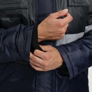 Костюм зимний Мегрес-2 СОП (тк.OxLine,90) п/к, т.серый/т.синий
