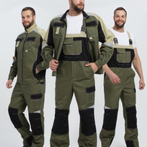 Костюм Вектрон-2 (тк.Смесовая МВО,240) п/к, хаки/черный/бежевый