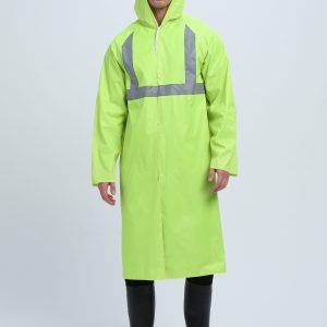 Плащ влагозащитный сигнальный ProfLineBase СОП (ПВХ,180), желтый