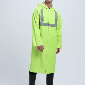 Плащ влагозащитный сигнальный ProfLineBase СОП (ПВХ,180), желтый