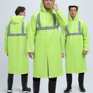 Плащ влагозащитный сигнальный ProfLineBase СОП (ПВХ,180), желтый