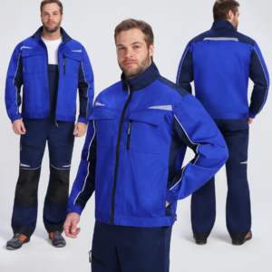 Куртка ProfLineSpecialist (тк.Смесовая,240), васильковый/т.синий