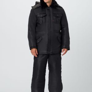 Костюм зимний Сигур-1 (тк.OxLine,90) брюки, черный