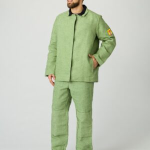 Костюм сварщика усиленный 1 кл.защиты (тк.Брезент, 480), хаки