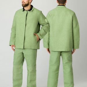 Костюм сварщика усиленный 1 кл.защиты (тк.Брезент, 480), хаки