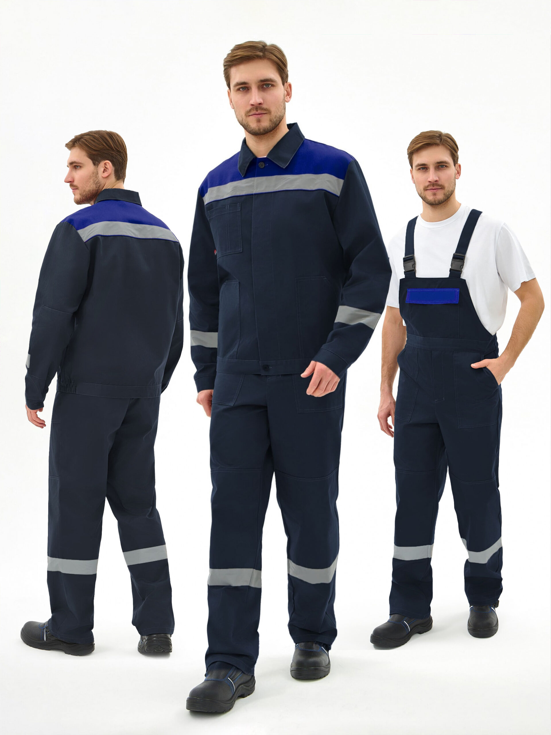 Костюм Липецк-2 СОП CH (тк.Смесовая,280) п/к, т.синий/васильковый