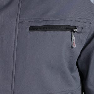 Костюм ProfLineLeader-2 (тк.Хлопок/Спандекс,260) п/к, серый/черный