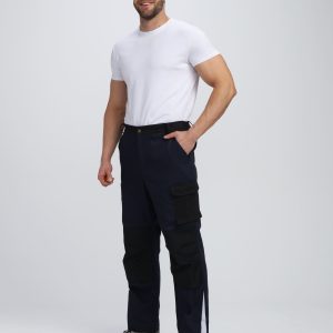 Брюки Айкор (тк.Смесовая МВО,270), т.синий/черный