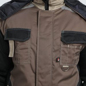 Костюм зимний Вектрон-1 (тк.Смесовая,240) брюки, коричневый/черный/бежевый