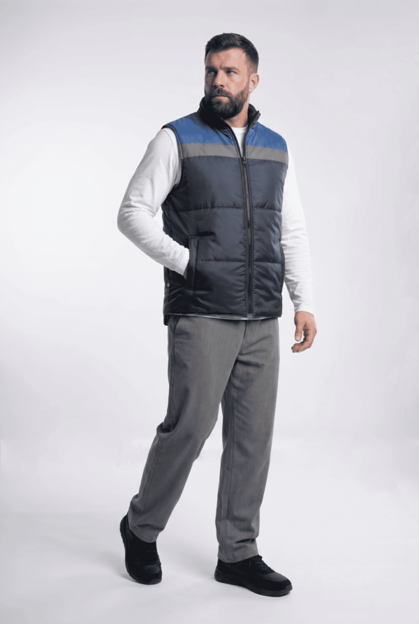 Жилет утепленный Лигор СОП (тк.OxLine,90), т.синий/васильковый