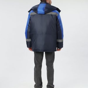 Куртка зимняя Лигор СОП (тк.OxLine,90), т.синий/васильковый