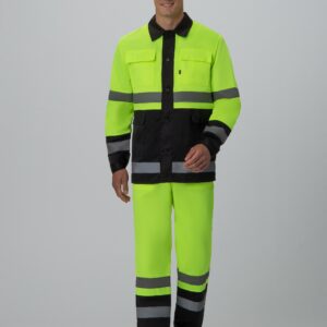 Костюм сигнальный Яркон-2 СОП (тк.Смесовая,210) п/к, лимонный/черный