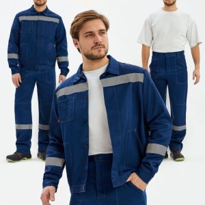 Костюм Лигор-1 СОП К. (тк.Смесовая,210) брюки, т.синий