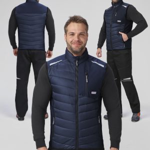 Жилет утепленный ProfLineLeader (тк.Нейлон/Софтшел), синий