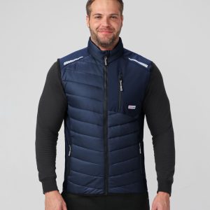 Жилет утепленный ProfLineLeader (тк.Нейлон/Софтшел), синий