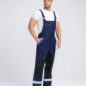 Костюм ProfLineBase-2 (тк.Твил,210) п/к, т.синий/черный/васильковый