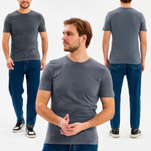 Футболка ProfLineBase (тк.Трикотаж,160), серый/2