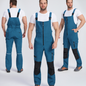 Полукомбинезон ProfLineSpecialist (тк.РипСтоп,240), циан/черный