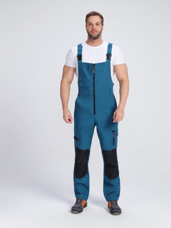 Полукомбинезон ProfLineSpecialist (тк.РипСтоп,240), циан/черный