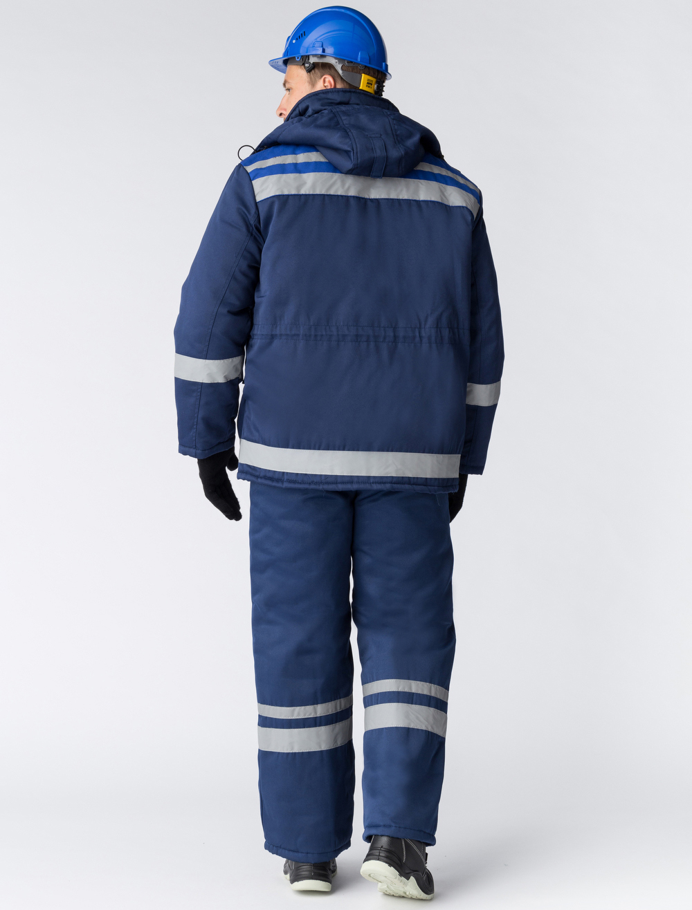 Костюм зимний СОП Кос_001 (тк.Смесовая,210) брюки, т.синий/васильковый