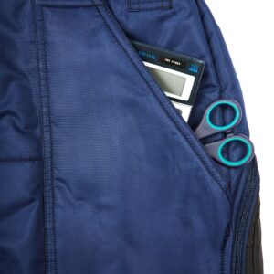 Костюм зимний Беркорт-2 (тк.Таслан,135) п/к, т.синий/черный