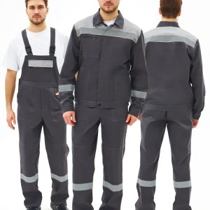 Костюм Липецк-2 СОП CH (тк.Смесовая,280) п/к, т.серый/св.серый