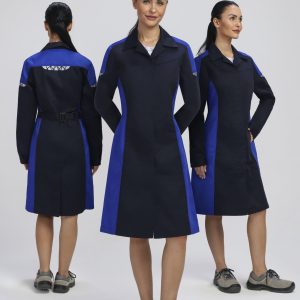 Халат женский ProfLineSpecialist (тк.Смесовая,240), т.синий/васильковый