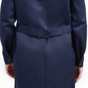 Халат женский Лигор (тк.Смесовая,210), т.синий/васильковый