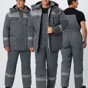 Костюм зимний Нейч-2 СОП (тк.Смесовая,210) п/к, серый/св.серый