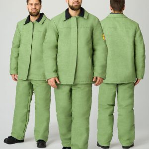 Костюм сварщика зимний 1 кл.защиты (тк.Брезент,480), хаки