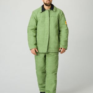 Костюм сварщика зимний 1 кл.защиты (тк.Брезент,480), хаки