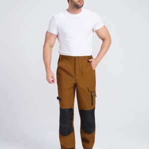 Брюки ProfLineSpecialist (тк.РипСтоп,240), коричневый/черный