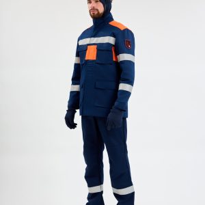 Костюм летний Энергия-Б (35,2 кал.), т.синий/оранжевый
