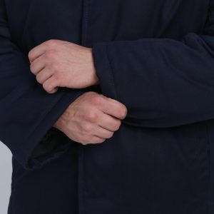 Костюм сварщика зимний Велдсвар-СОП 1 кл.защиты (тк.Хлопок ОП,350) брюки, т.синий/красный