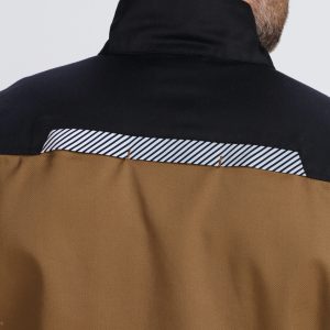 Куртка ProfLineSpecialist (тк.Смесовая,240), бежевый/черный