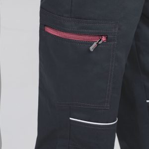 Полукомбинезон женский ProfLineSpecialist (тк.Смесовая,240), серый/розовый