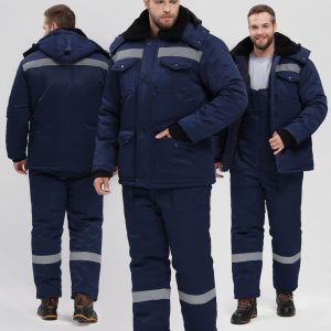 Костюм зимний Мерак-2 СОП (тк.Смесовая,210) п/к, т.синий