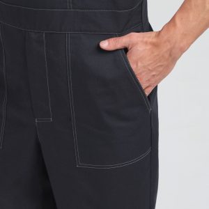 Костюм Бриготек-2 СОП (тк.Смесовая,260) п/к, т.серый/красный