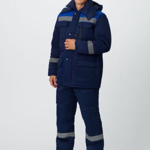 Костюм зимний Нейч-2 СОП (тк.Смесовая,210) п/к, т.синий/васильковый