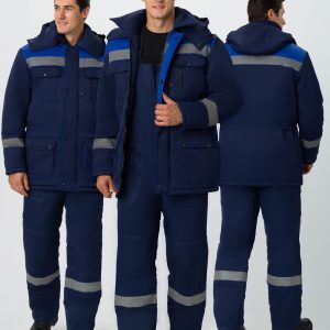 Костюм зимний Нейч-2 СОП (тк.Смесовая,210) п/к, т.синий/васильковый