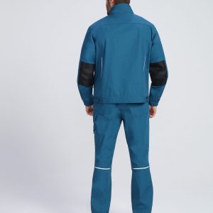 Куртка ProfLineSpecialist (тк.РипСтоп,240), циан/черный