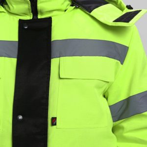 Костюм зимний сигнальный Яркон-2 СОП (тк.Смесовая,210) п/к, лимонный/черный